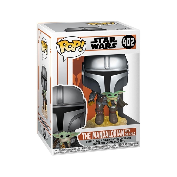 Figurine Funko Pop - The Mandalorian et Grogu - N°402