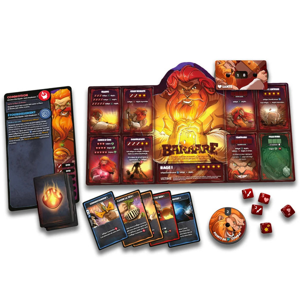 Dice Throne S1 : Barbare VS Elfe lunaire