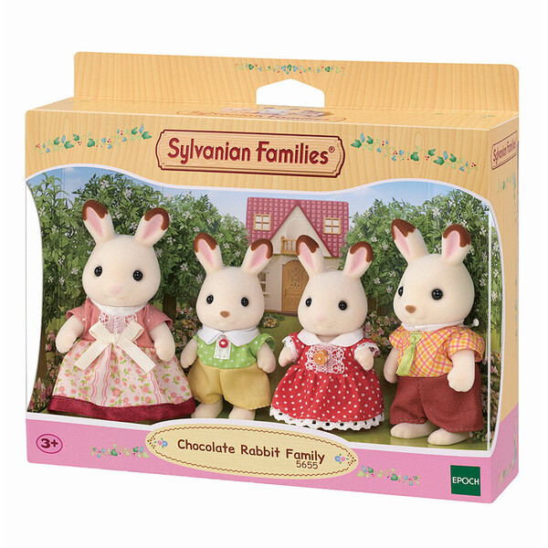Sylvanian Families - 5655 - La Famille Lapin Chocolat