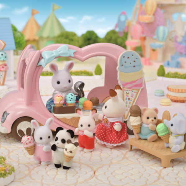 Sylvanian Families - 5651- Le Marchand de Glace ambulant