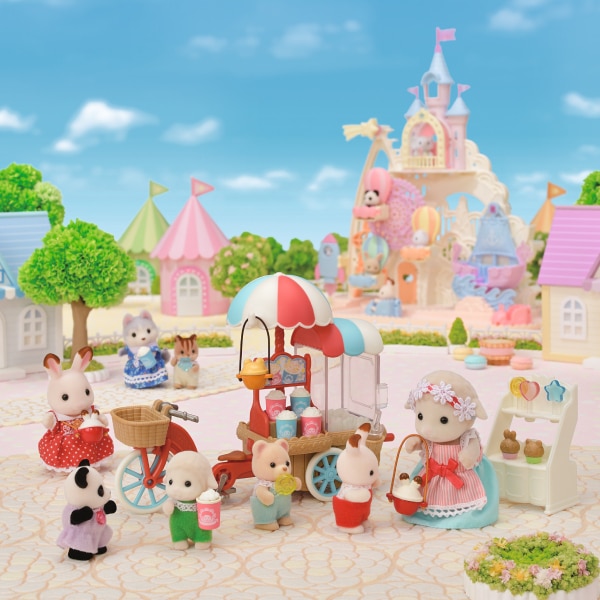 Sylvanian Families - 5653 - La maman Mouton et son stand de popcorn