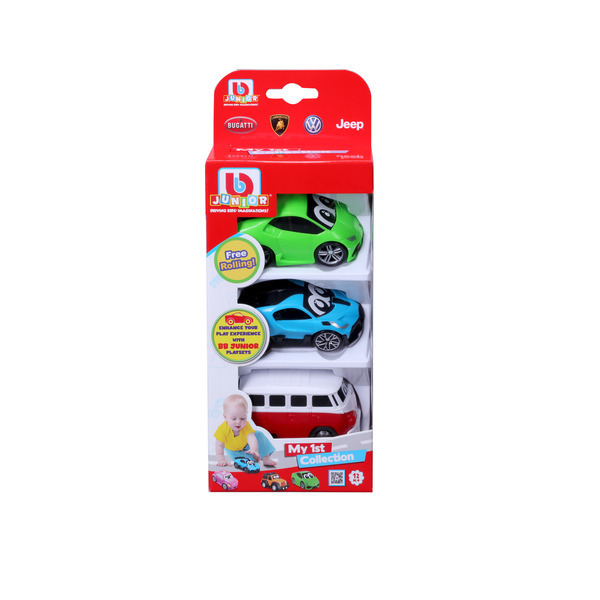 Pack de 3 véhicules Ma première collection (modèle aléatoire)