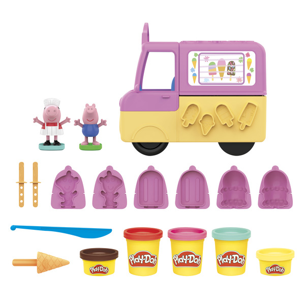 Pâte à modeler Play-Doh - Peppa Pig et le camion de glace 