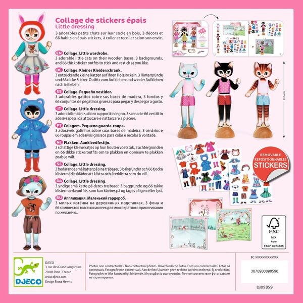 Collage Little dressing - Chat