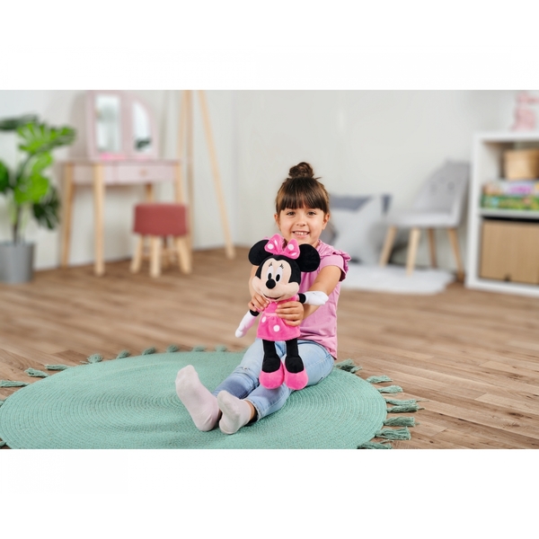 Minnie Mouse robe rose peluche Disney