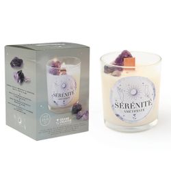 Kit DIY Lithothérapie - Bougie Sérénité Améthyste