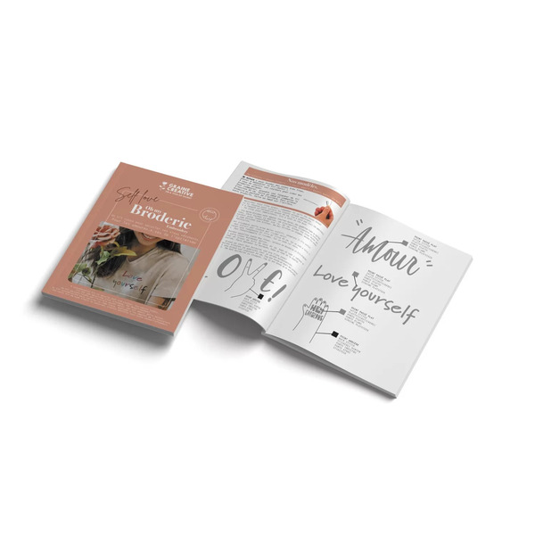 Kit DIY broderie sur vêtement - Self Love
