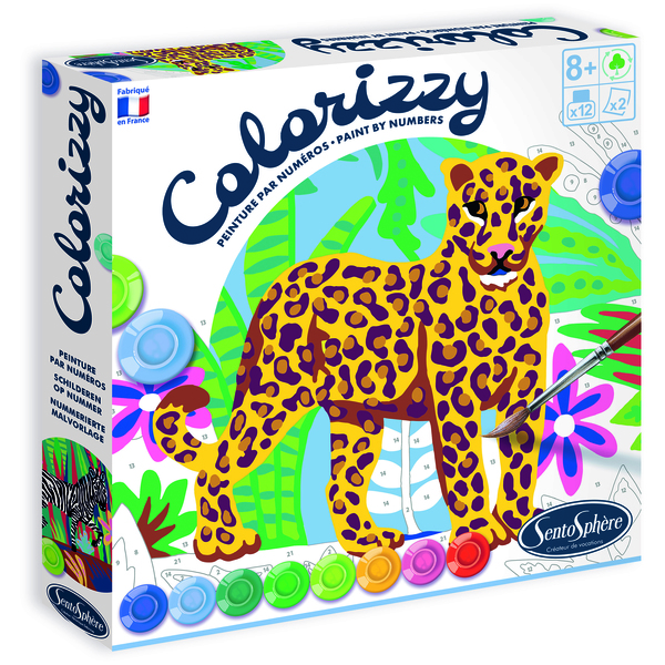 Colorizzy Zèbre et Léopard - Peinture par numéros
