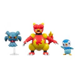 Pack 3 figurines Pokémon 5 et 8cm (modèle aléatoire)