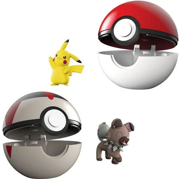 Pokéball avec mini figurine 5cm