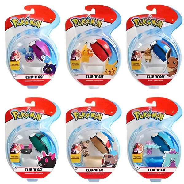 Pokéball avec mini figurine 5cm
