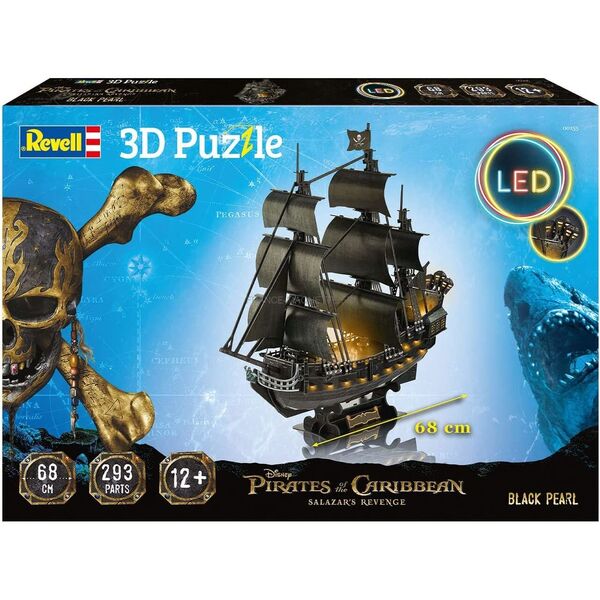 Puzzle 3D Black Pearl LED Edition - Pirates Des Caraïbes 