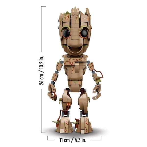 76217 - LEGO® Marvel - Je s'appelle Groot LEGO : King Jouet, Lego