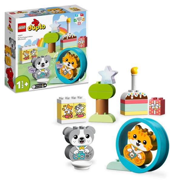 10977 - LEGO® DUPLO - Mes Premiers Chiot et Chaton avec Effets Sonores