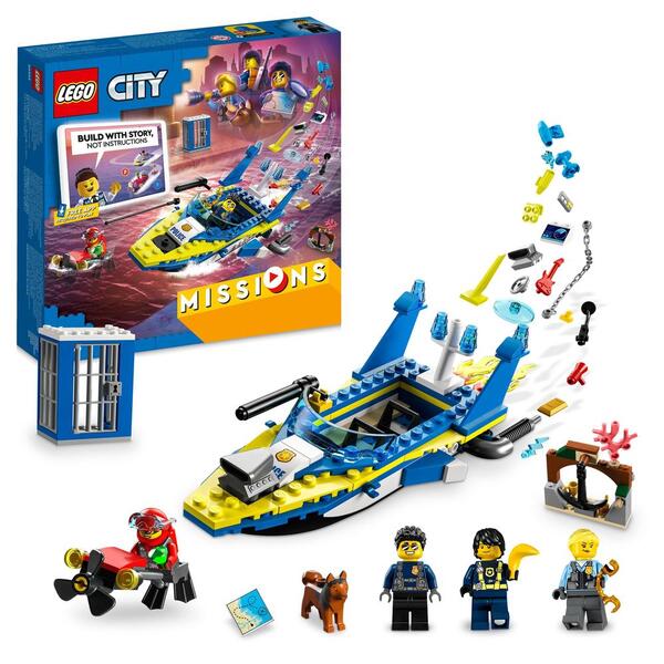 60355 - LEGO® City - Missions des Détectives de la Police sur l’Eau