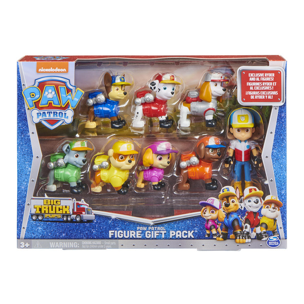 Coffret 8 figurines - La Pat Patrouille Big Truck Pups