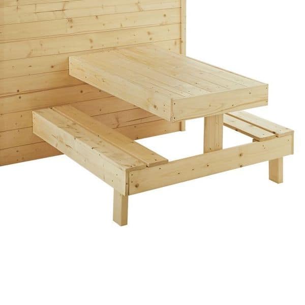 Maison en bois avec table Tiana