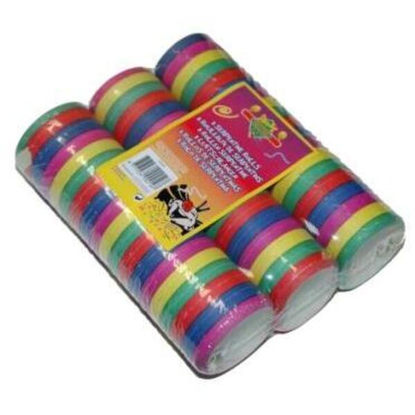 3 rouleaux de serpentins