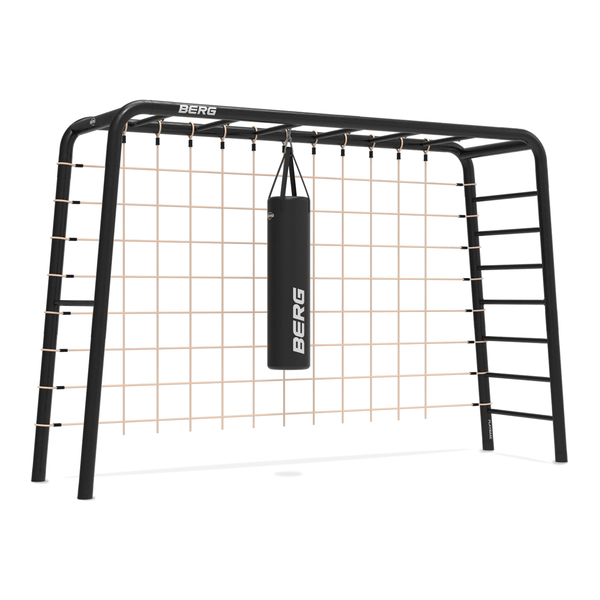 Aire de jeux Playbase Large sac de boxe et filet d escalade