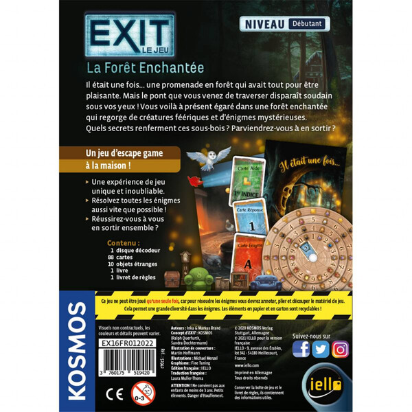  Exit : La Forêt Enchantée (débutant)