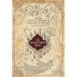 Poster Harry Potter Carte du Maraudeur