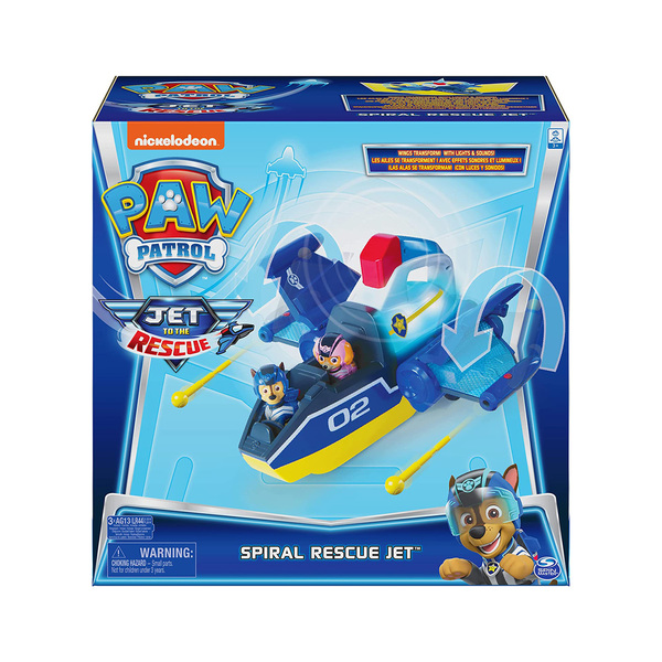 Avion Jet Deluxe + figurine Chase - La Pat Patrouille Jet To The Rescue