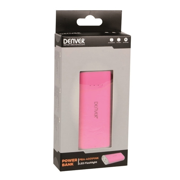 Power Bank 4000mAh Rose