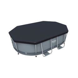 Bâche steel ovale 300 x 200 x 84 cm