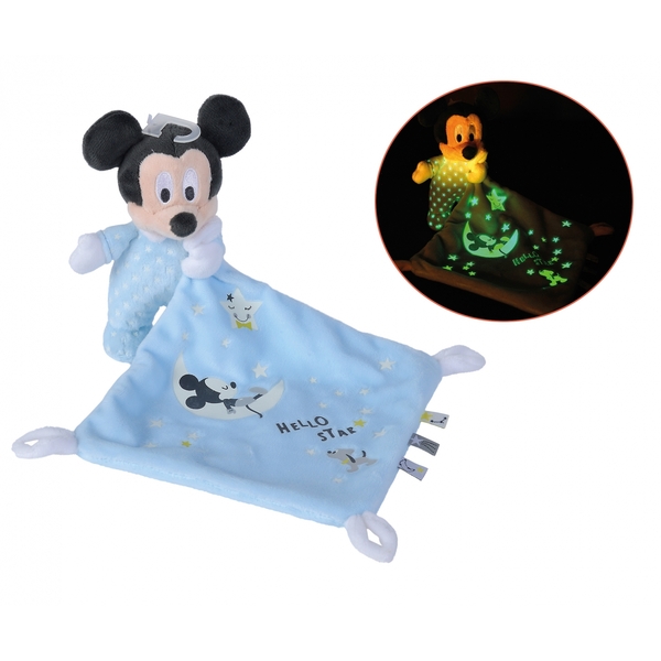 Disney - Doudou Mickey Lumineux Starry Night