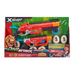 Pack 2 pistolets X-Shot Dino Attack