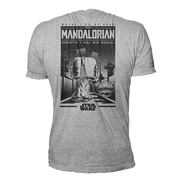 Figurine Funko Pop Grogu n°465 et T-Shirt The Mandalorian - Taille L