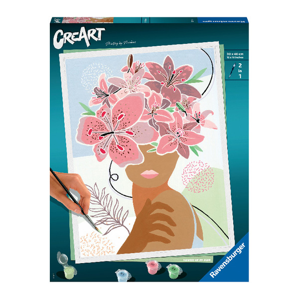 Peinture par numéros Flowers on my mind - CreArt