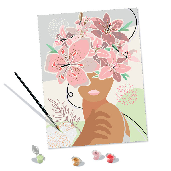 Peinture par numéros Flowers on my mind - CreArt