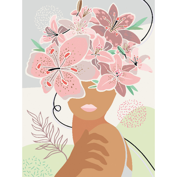 Peinture par numéros Flowers on my mind - CreArt