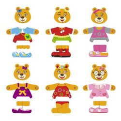 Puzzle Ours en bois (modèle aléatoire)