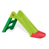 Toboggan en plastique vert