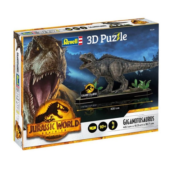 Puzzle 3D Jurassic World Le Monde d après - Giganotosaurus