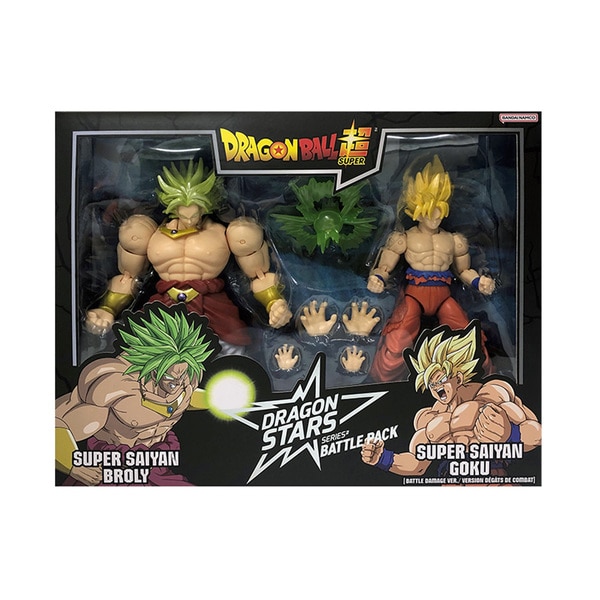 Figurines Dragon Ball Super - Super Saiyan Broly et Super Saiyan Goku