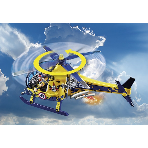 70833 - Playmobil Air Stuntshow - Hélicoptère et équipe de tournage 