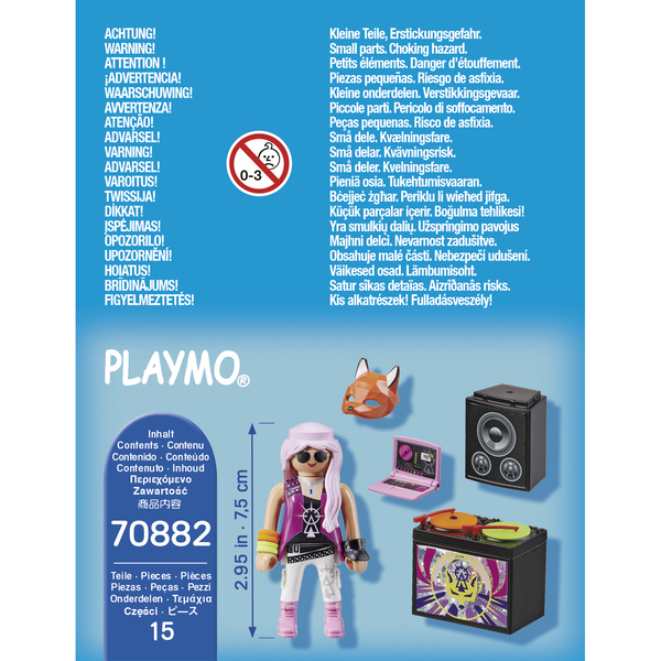 70882 - Playmobil Spécial Plus - DJ et table de mixage