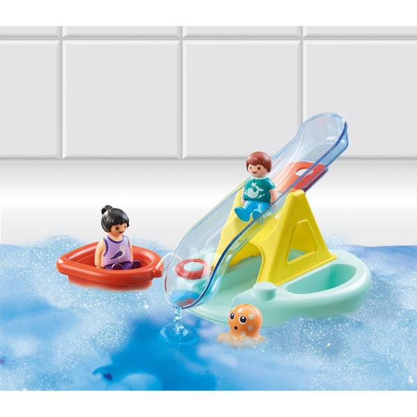 70635 - Playmobil 1,2,3 Aqua - Ilôt avec toboggan aquatique