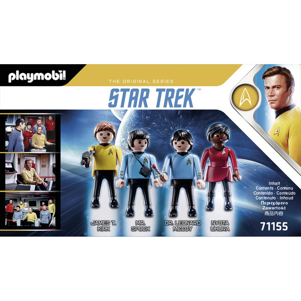 71155 - Playmobil Star Trek - Equipage de 4 personnages