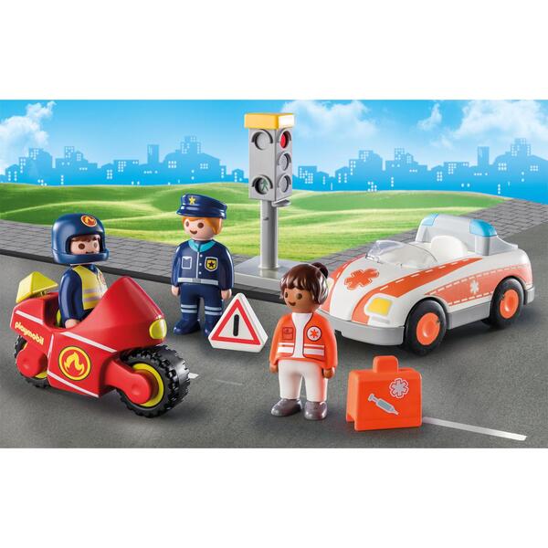 71156 - Playmobil 1.2.3 - Héros du quotidien