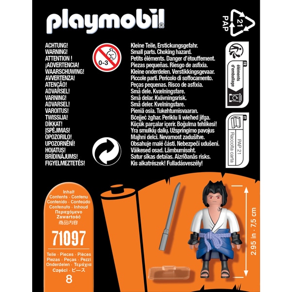 71097 - Playmobil Naruto Shippuden - Figurine Sasuke