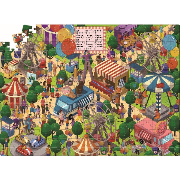 Puzzle à énigme 300 pièces - Fête foraine