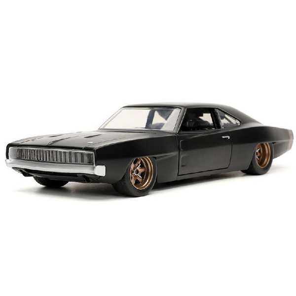 Fast & Furious Dodge Charger Primer Black 1968 1/24