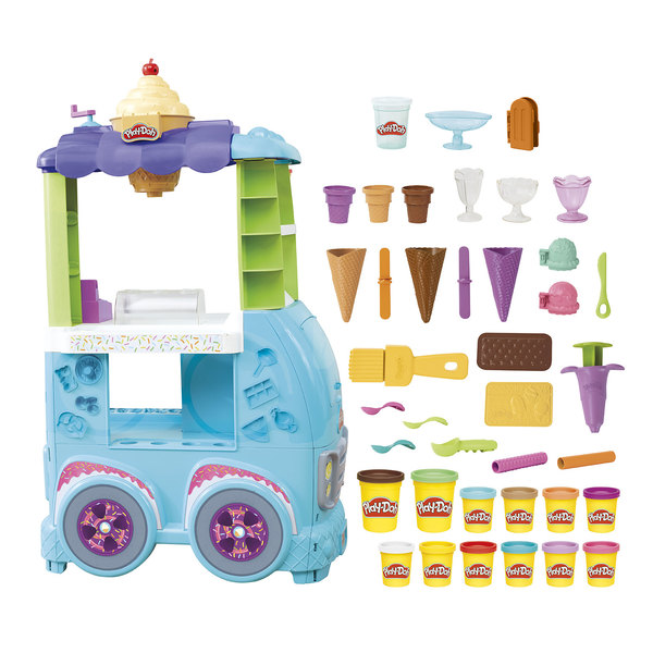 Jeu Pâte à Modeler Enfant 3 Ans – Machine à Glace Et 42 Accessoires, Pâte Non Toxique Réutilisable – Créatif Et éducatif