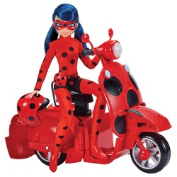 Scooter Miraculous et poupée Lady Bug