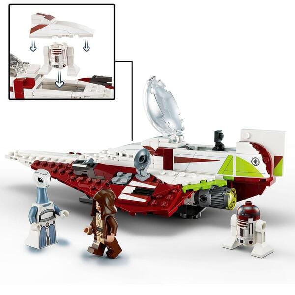 75333 - LEGO® Star Wars - Le Chasseur Jedi d'Obi-Wan Kenobi LEGO : King  Jouet, Lego, briques et blocs LEGO - Jeux de construction