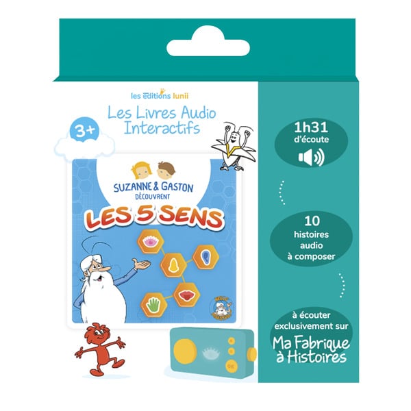 Livre audio Les 5 sens